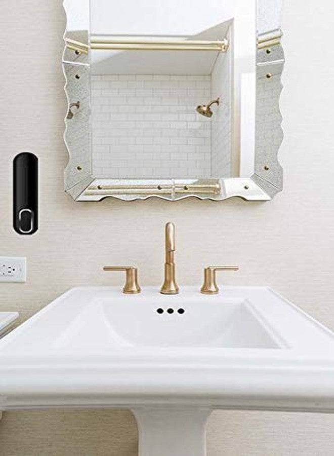 HYDERON Hand Soap Dispenser – Wall Mounted Liquid Shampoo & Soap Holder for Bathroom and Kitchen (ABS, Black, Pack of 1) - Image 2
