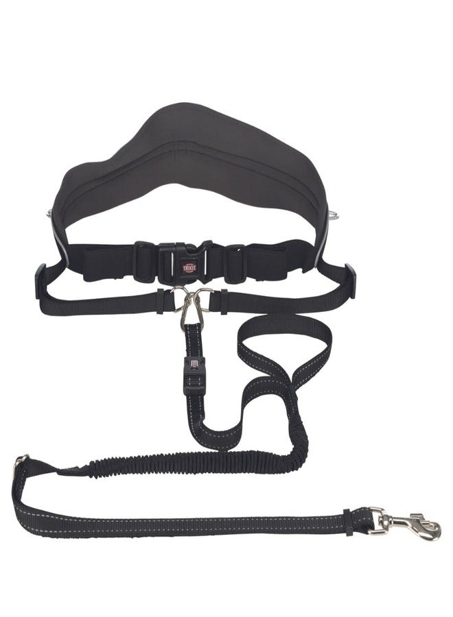 Trixie Waist Belt with Leash Wide Neoprene Padded Belt 70-120 cm/12 cm Leash