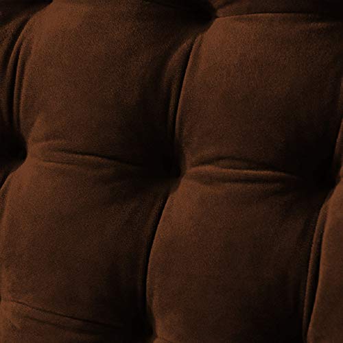 DADDY COOL DADDY COOL Comfortable Premium Vevet Rocking Chair Cushion Use for OfficeRestingHome in Outdoor and Indoor Pack of 1 20X60 Inch Brown - Image 3