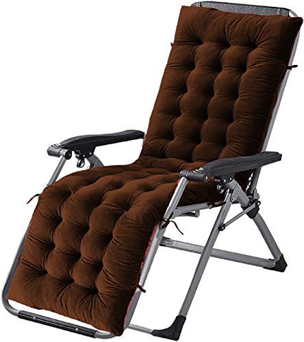 DADDY COOL DADDY COOL Comfortable Premium Vevet Rocking Chair Cushion Use for OfficeRestingHome in Outdoor and Indoor Pack of 1 20X60 Inch Brown - Image 1