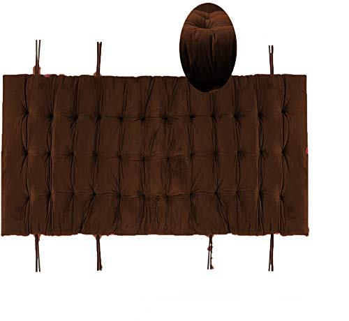 DADDY COOL DADDY COOL Comfortable Premium Vevet Rocking Chair Cushion Use for OfficeRestingHome in Outdoor and Indoor Pack of 1 20X60 Inch Brown - Image 5