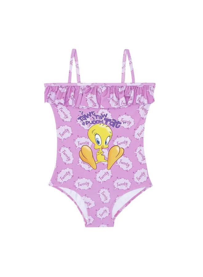Slipstop Tweety Junior Swimsuit for Girls - Image 1