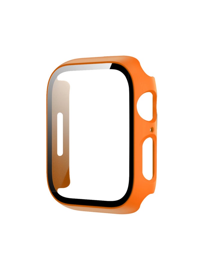 Neutral حافظة كاملة لسلسلة ساعة آبل 10، حافظة ساعة آبل من مادة PC مع طلاء زيت غير لامع، فيلم زجاجي مقسى، حافظة شاملة - Image 1