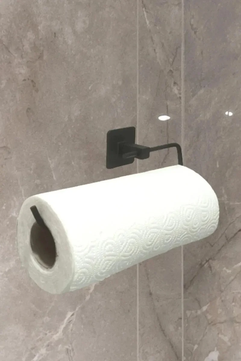 Safestore Roll Towel Holder Napkin Holder Adhesive Practical Bathroom Hanger Paper Roll Towel Holder
