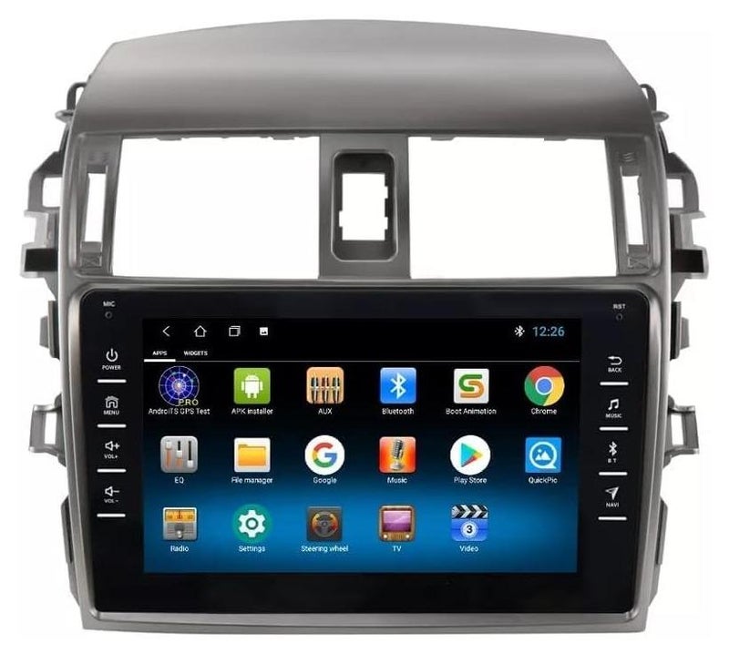 SHEZA STAR Android Car Stereo for Toyota Corolla 2008 2009 2010 2011 2012 2013 1GB RAM 32GB ROM MirrorLink WiFi BT, 9 Inch IPS Touch Screen with Backup Camera Included - Image 1