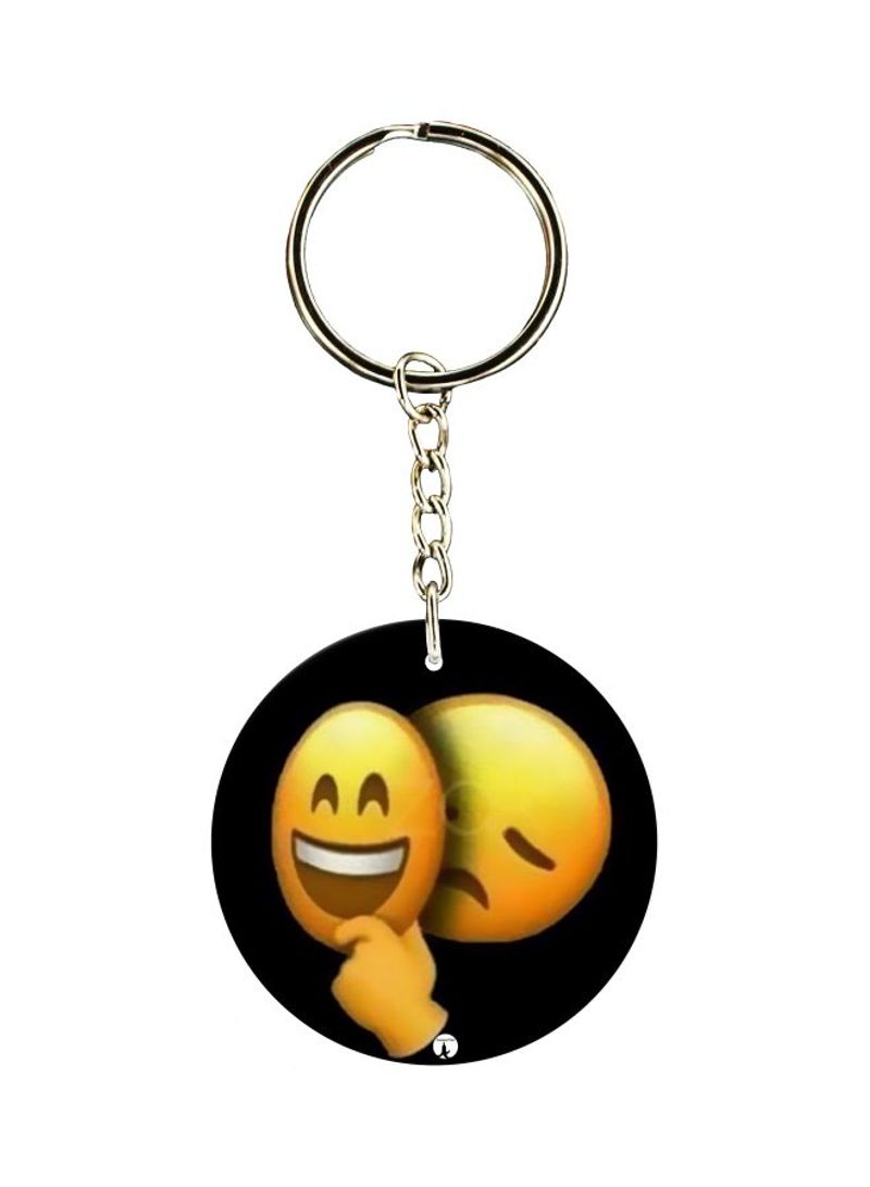 RKN Emoticon Printed Keychain