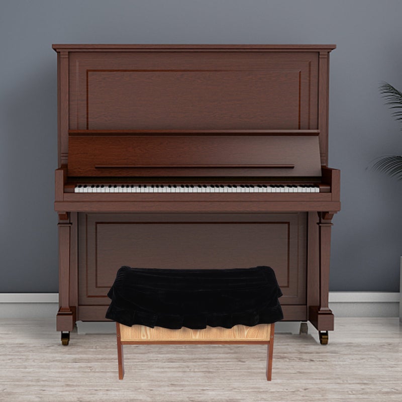 Practical Pleuche Chair Bench Stool Cover Protective Cover for Piano Stool - Image 3