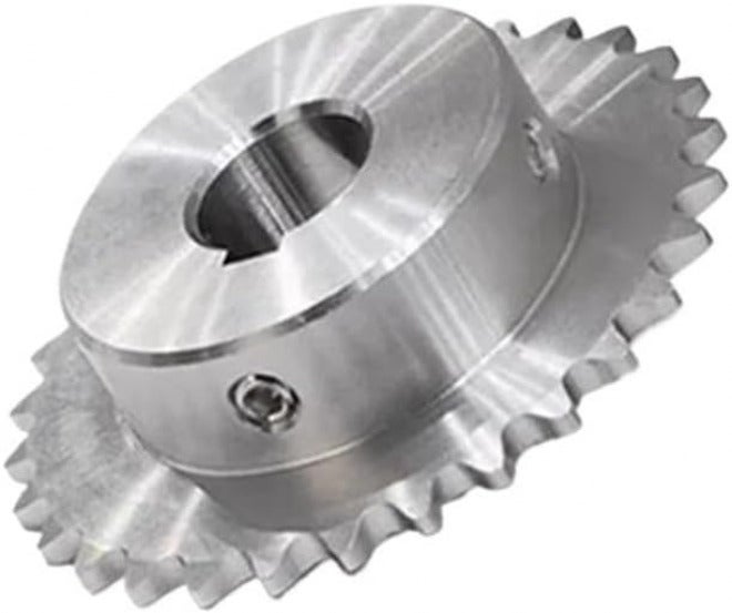 Pinion Gear Set,Motor Gear Teeth, 1pc 32-40Teeth 04C 304 Stainless Steel Industrial Drive Sprocket Wheel Chain Gear(35 Teeth,25mm(Keyway 8x3.3mm)) - Image 1