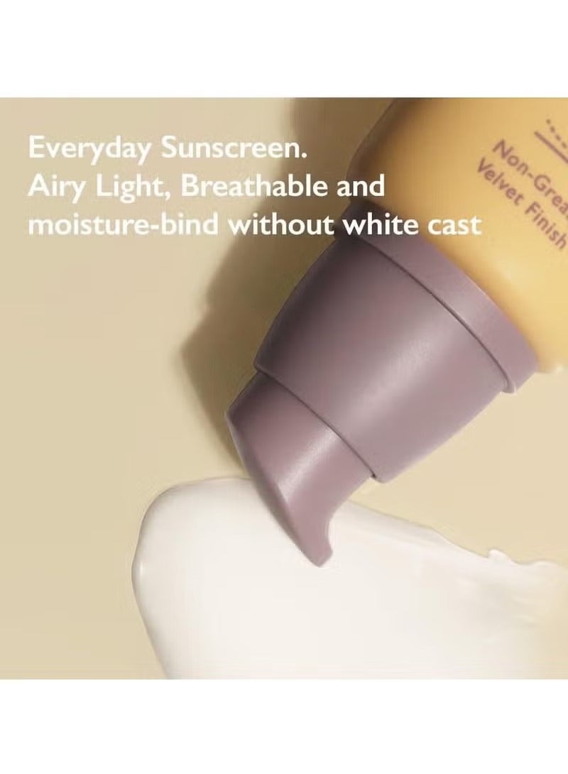 haruharu Wonder Black Rice Moisture Airyfit Daily Sunscreen For All Skin Type 50Ml, Reef Safe Formula, Non-Greasy Velvet Finish, spf 50 - Image 5
