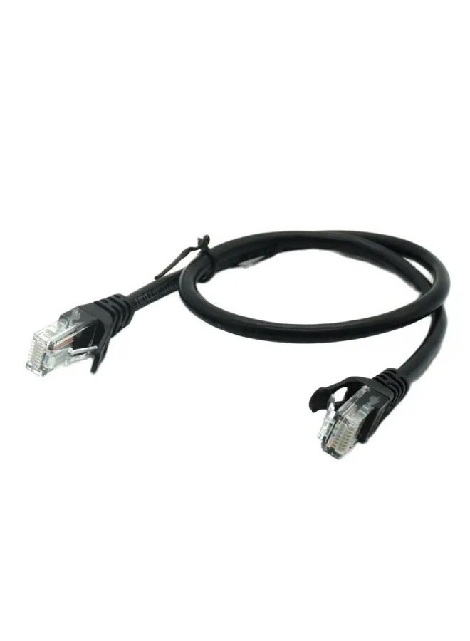 2m Ccs Indoor Category 6 Super Copper-Clad Aluminum Finished Black Computer Set-Top Box Link Network Cable Cat6E Cable-Color:black-Line Length:2m  - Image 2