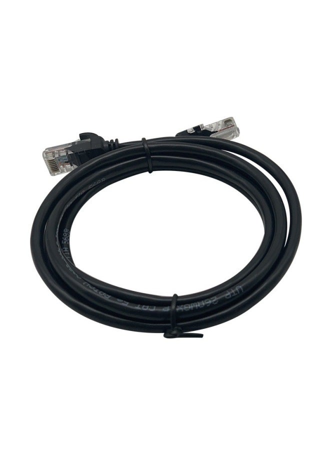 2m Ccs Indoor Category 6 Super Copper-Clad Aluminum Finished Black Computer Set-Top Box Link Network Cable Cat6E Cable-Color:black-Line Length:2m  - Image 5