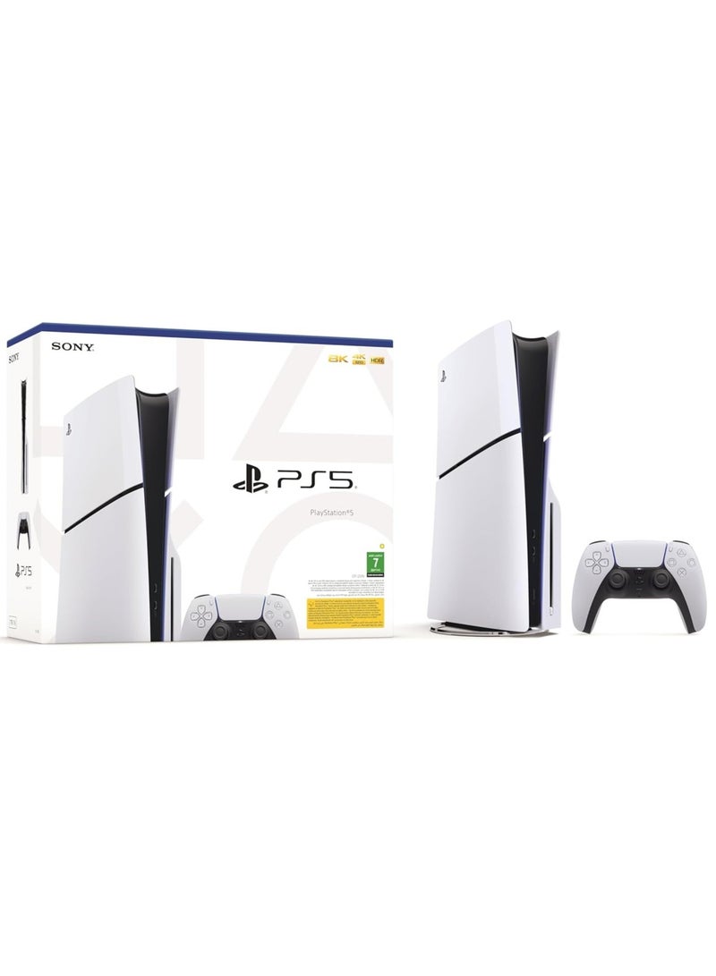 Sony PlayStation 5 Disc Console (Slim) With Extra White Controller And WWE 2K24 - Image 2