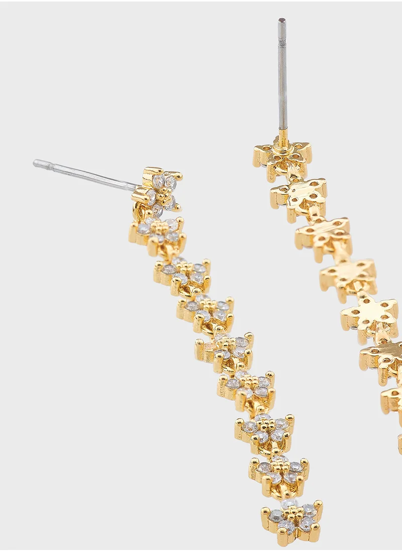 ايلا ليمتد اديشن Diamante Drop Earrings