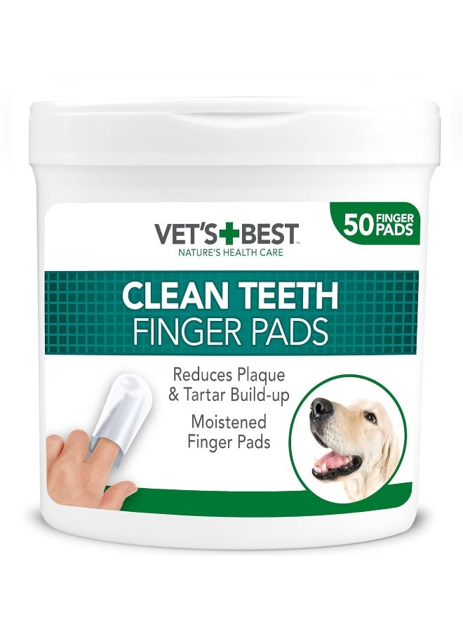 Vet's Best وسادات تنظيف الأسنان من فيتس بيست 50 وسادة - Image 1
