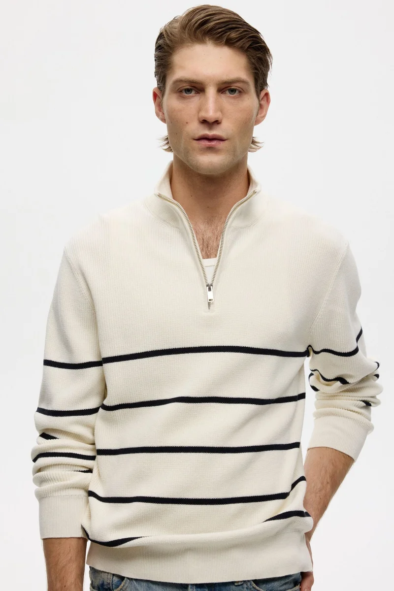 H&M Regular Fit Zip-top jumper