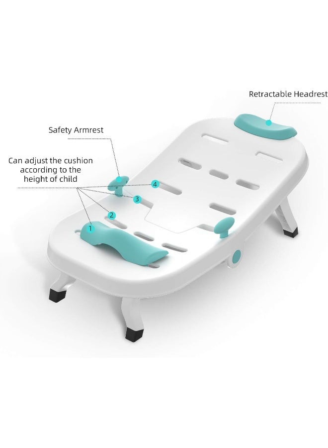 Fedicelly Kids Hair Washing Chair Tools, Children Shampoo Chair Bath Seat, Toddler Head Hair Rinser Chair Girls Boys - Image 3