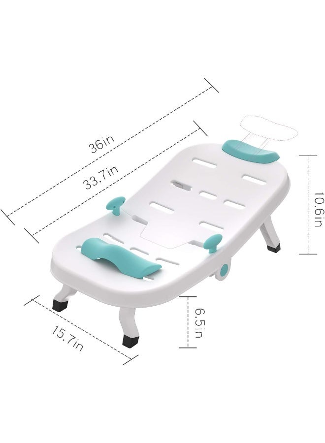 Fedicelly Kids Hair Washing Chair Tools, Children Shampoo Chair Bath Seat, Toddler Head Hair Rinser Chair Girls Boys - Image 2