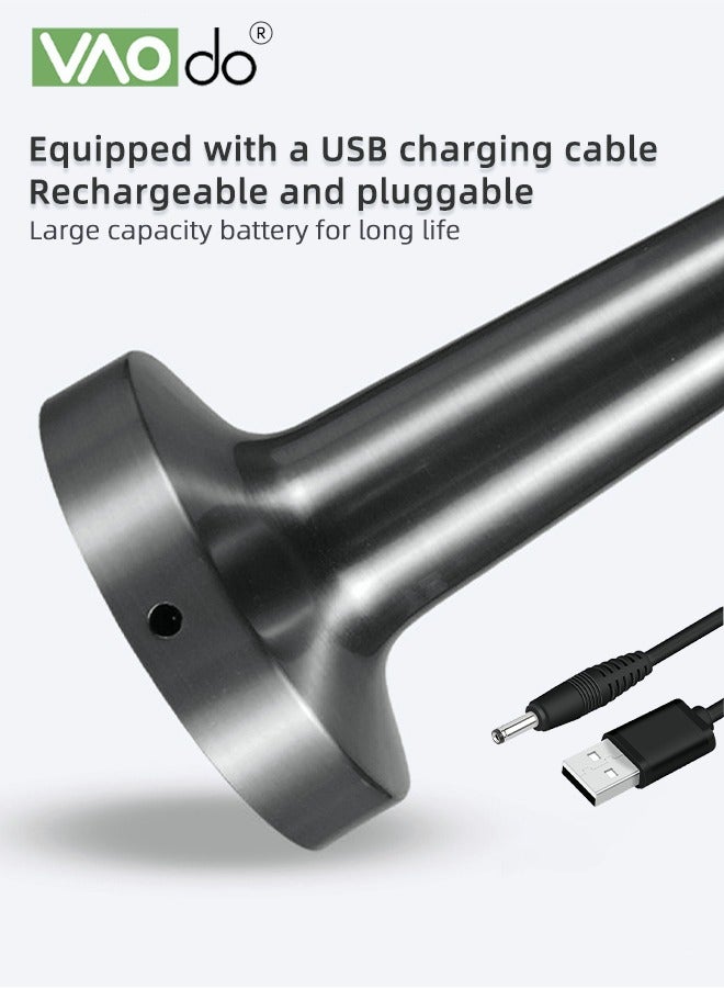 فاو دو مصباح طاولة LED محمول بثلاثة مستويات سطوع ومصباح مكتب معدني بثلاثة ألوان للتحكم باللمس ومصباح قابل لإعادة الشحن ومصباح ليلي بجانب السرير ومصباح غرفة الطعام هدايا للأصدقاء - Image 4