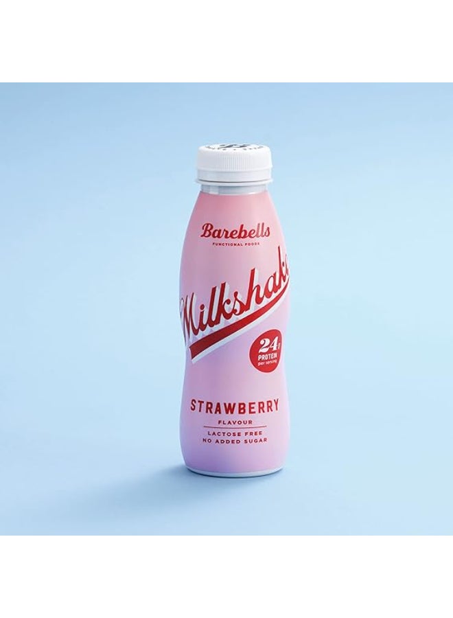 Barebells Protein Milkshake Strawberry ( 330 ML x 8 ) - Image 2