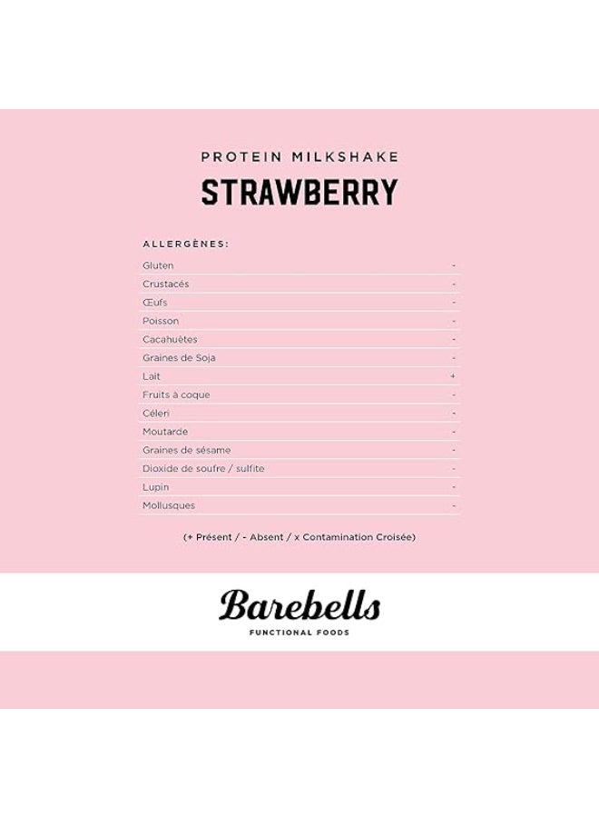 Barebells Protein Milkshake Strawberry ( 330 ML x 8 ) - Image 4