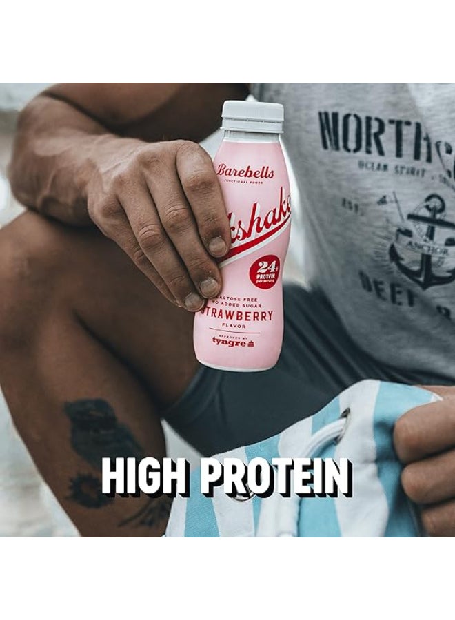 Barebells Protein Milkshake Strawberry ( 330 ML x 8 ) - Image 3