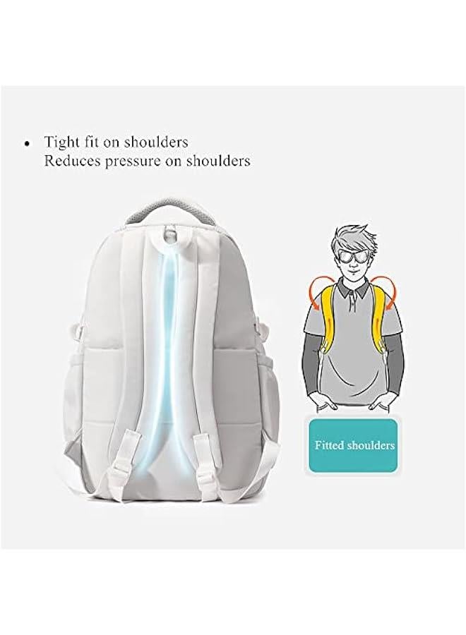Arabest Stylish Purple Backpack for Middle School Girls - Lightweight Travel Daypack with Coin Pouch for Teens - Image 3