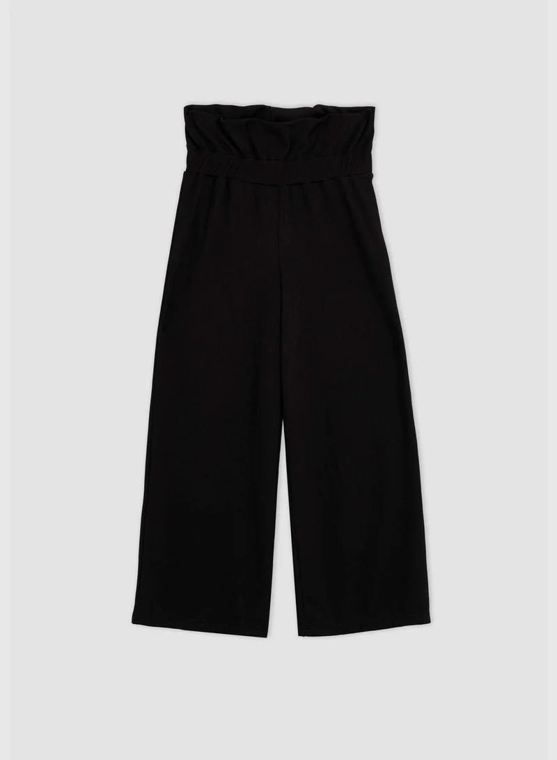 DeFacto High Waisted Elasticated Waist Crop Culottes