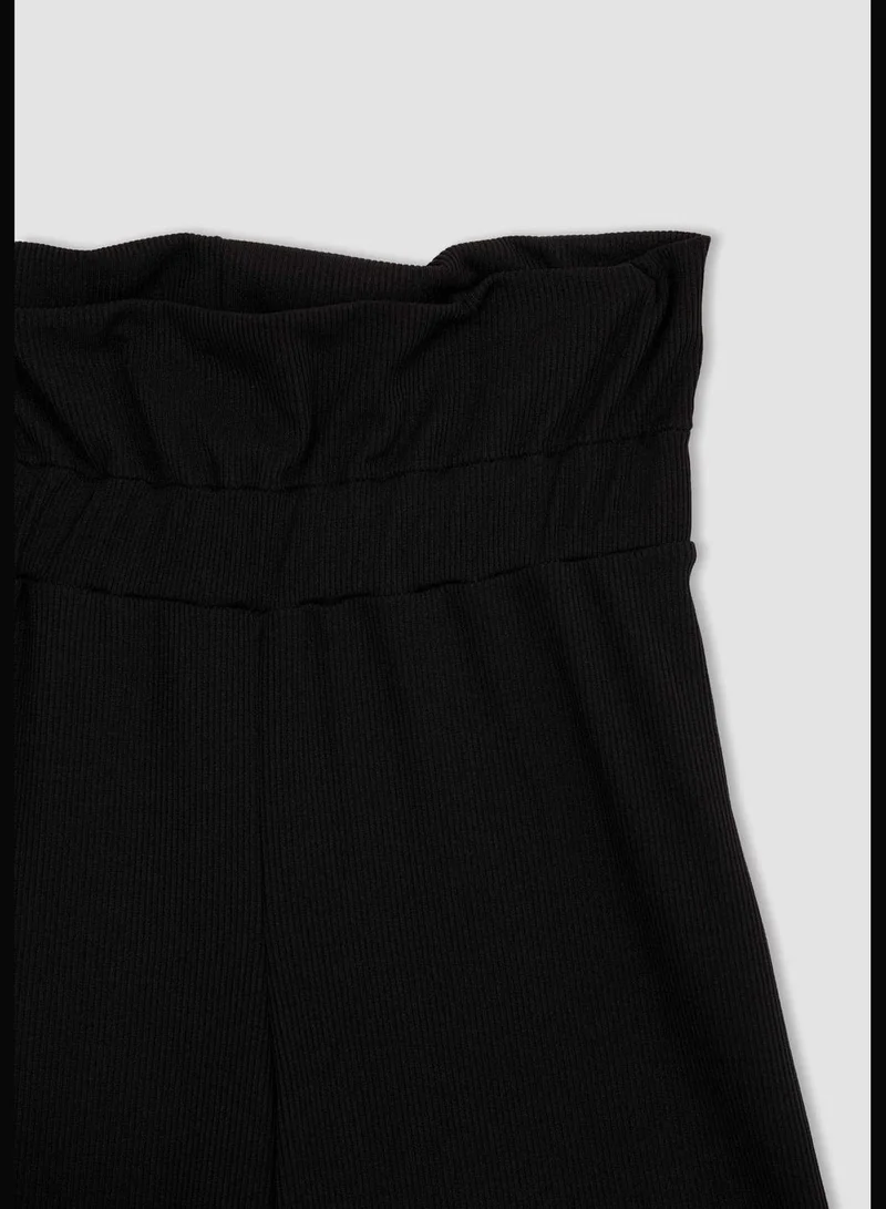 DeFacto High Waisted Elasticated Waist Crop Culottes