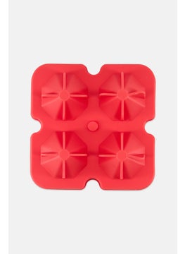 COOK WITH COLOR Ice Cube Shaper Molds, Red  - Image 2