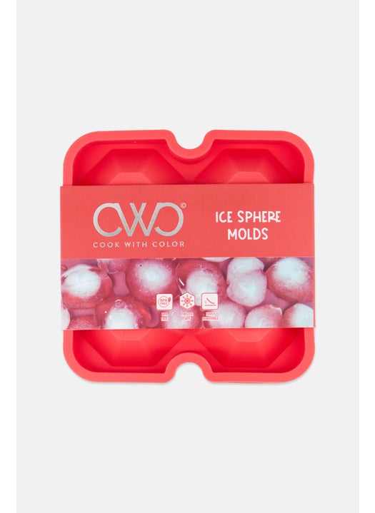 Ice Cube Shaper Molds, Red