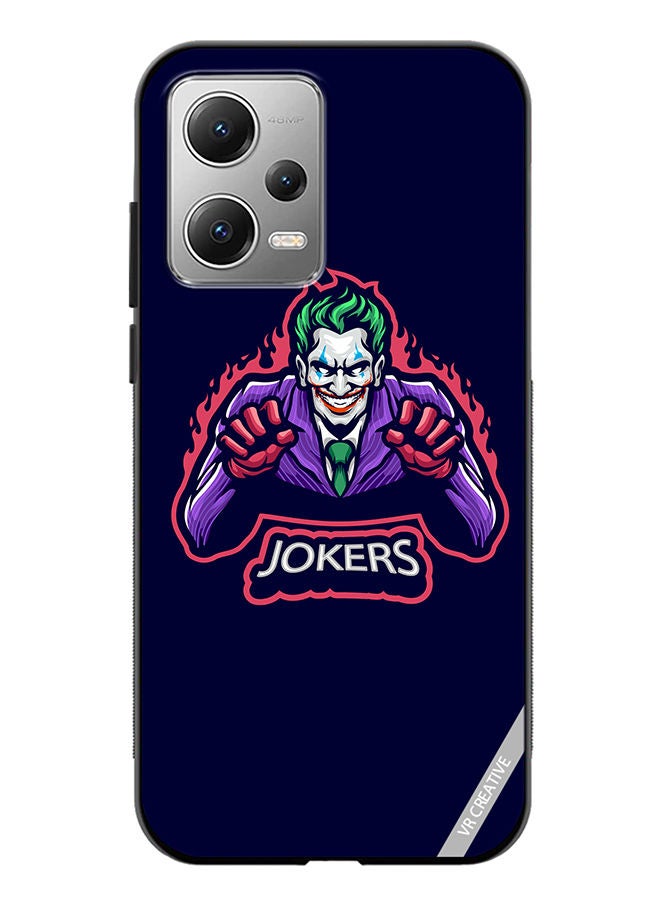 VR CREATIVE Protective Case Cover For Xiaomi Redmi Note 12 Joker Design Multicolour - Image 1
