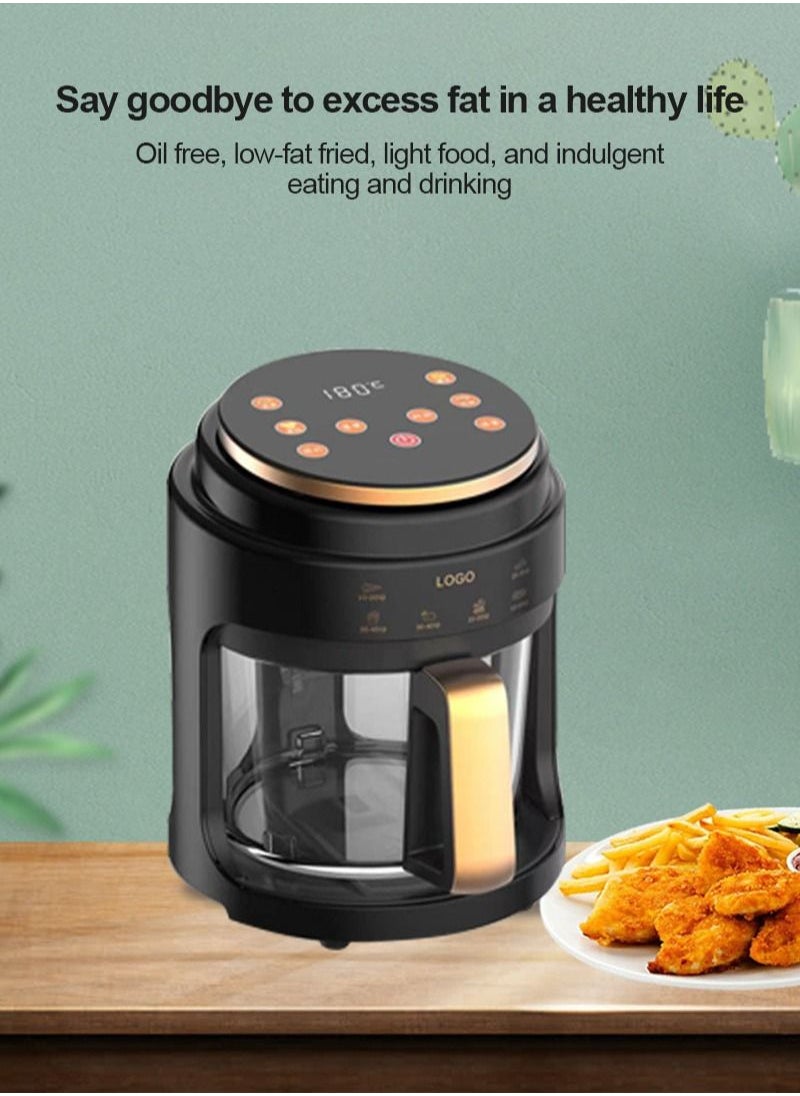 SILVER CREST Multifunction Electric Air Fryer 4L 2400W JD888 Black  - Image 2
