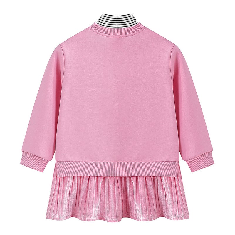 Girls' Dress 2023 New Girls' Fashionable Western Style Sweater Skirt Clothing Children'S Fleece-Lined Skirt - Image 5
