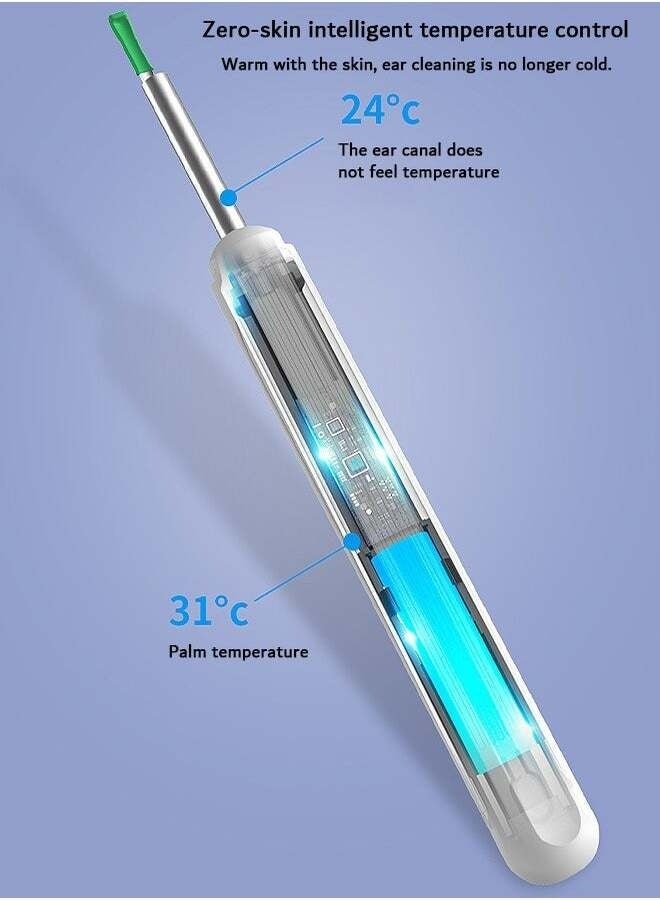 NOAKEEI Ear Wax Removal Tool with 1080P HD Camera, WiFi Visual Ear Cleaner with 6 LED Lights, Wireless Otoscope Ear Cleaning Kit with Soft Silicone Ear Scoops, USB-C Rechargeable Earwax Remover for iPhone, iPad & Android - Image 5