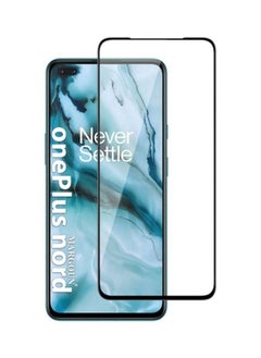 3D Tempered Glass Screen Protector For OnePlus Nord Clear/Black