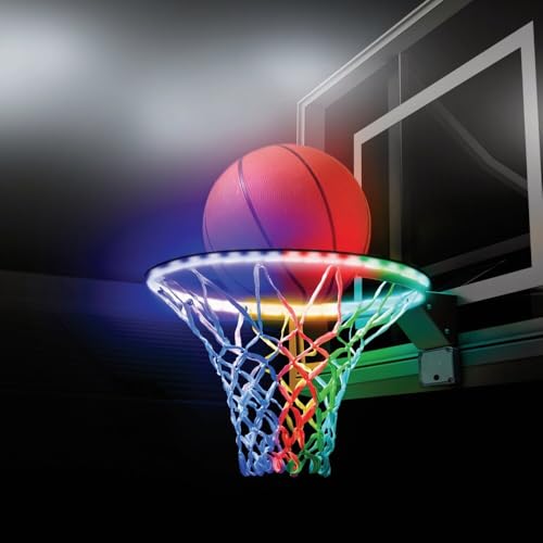 Brightz HoopBrightz LED Basketball Hoop Light Basketball Gifts for Boys 10 8 12 14 Light Up Basketball Hoop for Kids Basketball Accessories for Boys Outdoor Summer Fun Games for All Ages - Image 3