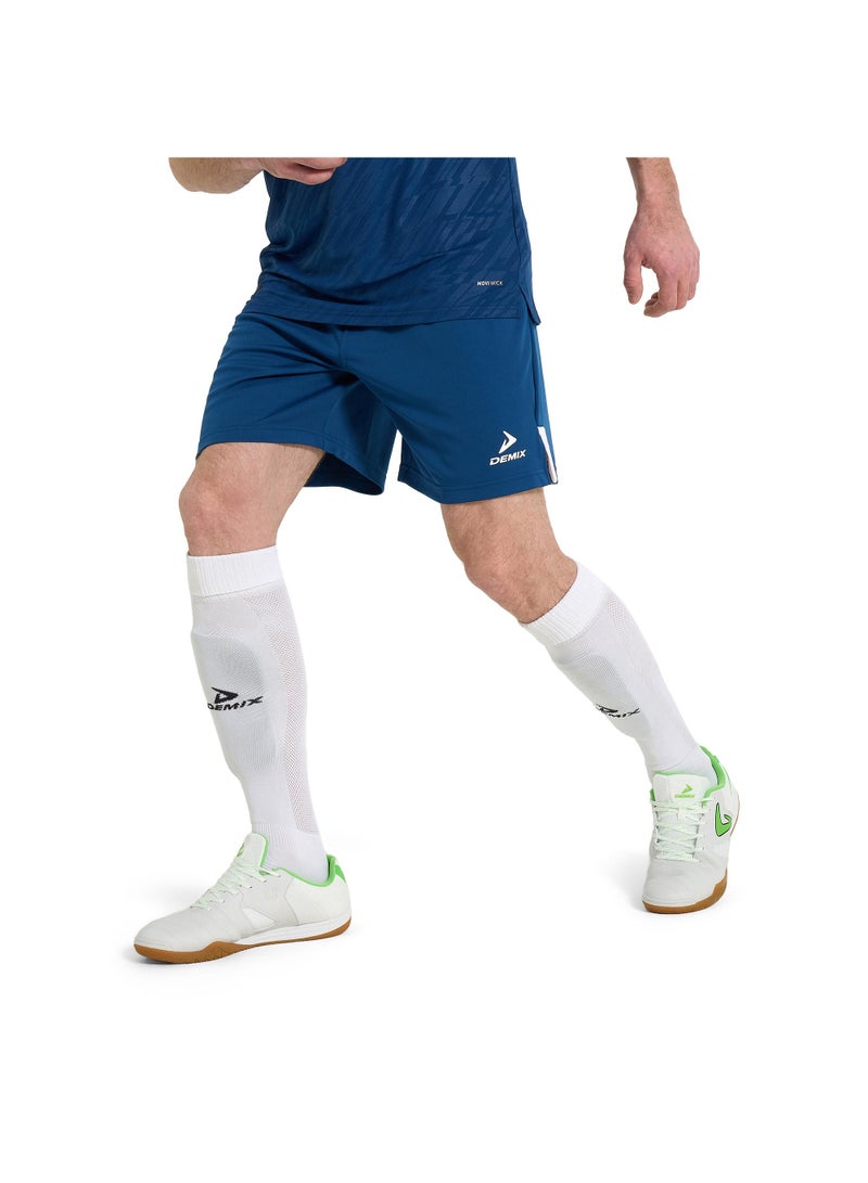 Demix Men's Soccer Shorts Ultimate Sho Sapphire, Demix, MOVI Wick Moisture-Wicking, Adjustable Waistband, Durable and Comfortable for Football Training and Matches - Image 1