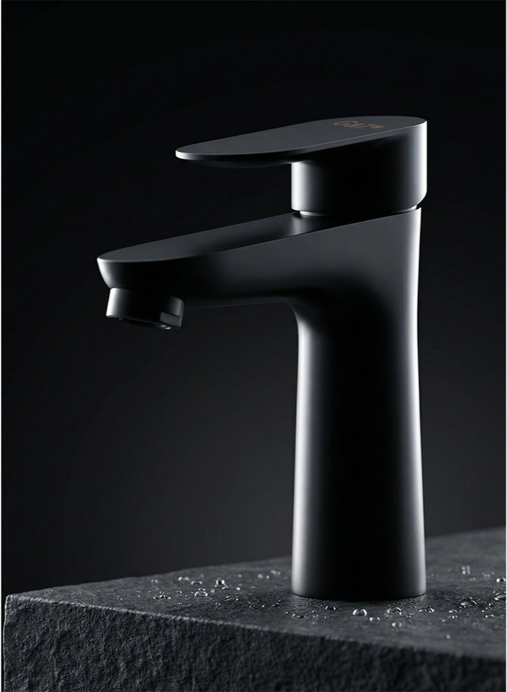 GT Cold And Hot Water Mixer Tap With Flexible Hose, Single-Hole Sink Tap, Suitable For Bathroom Vanities and Kitchens - Image 4