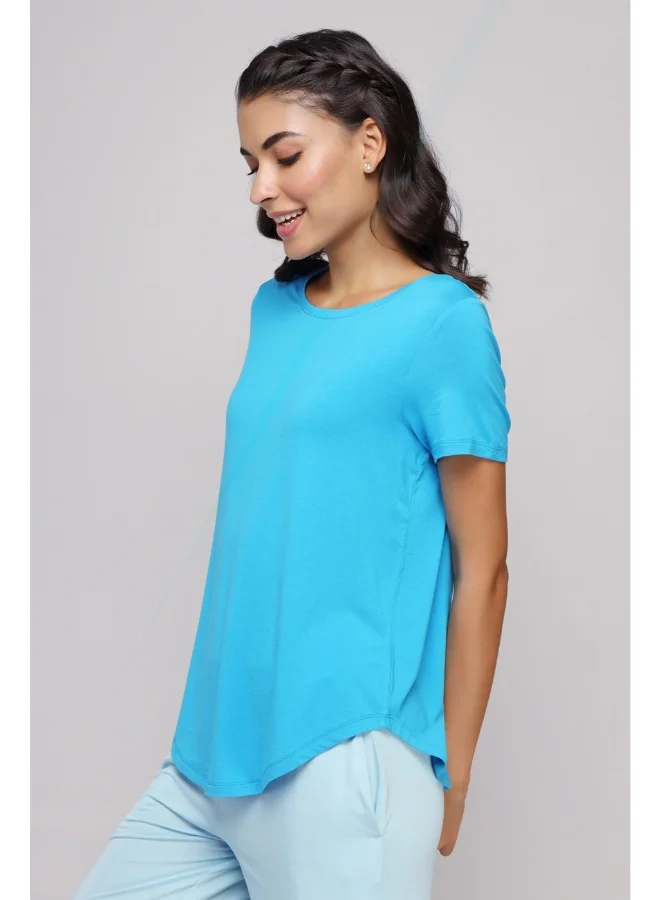 NeceSera Effortless Blue Top
