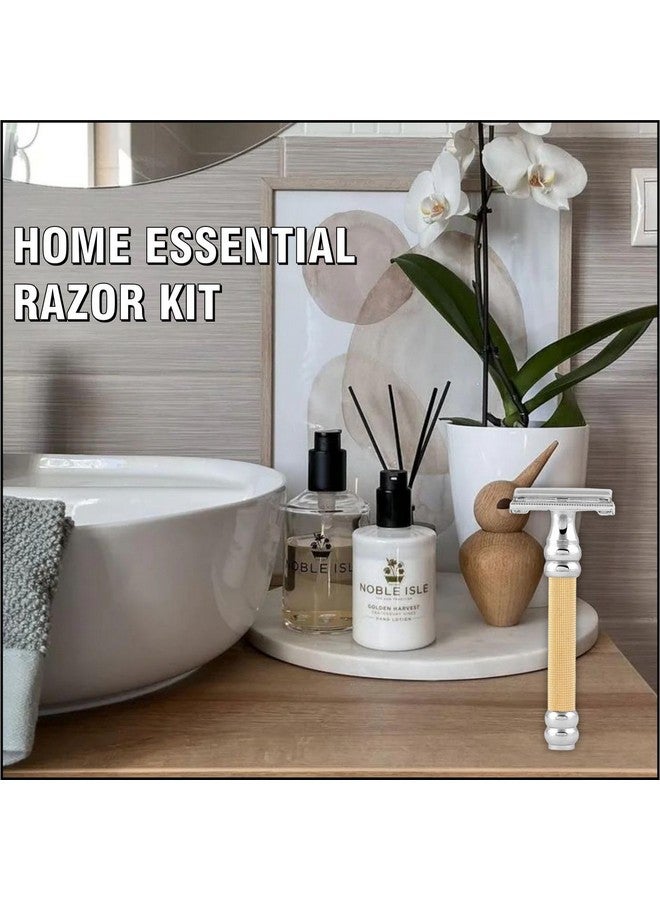 PEARL Shaving Double Edge Butterfly Safety Razor Sbf-11 (Gold) - Image 5