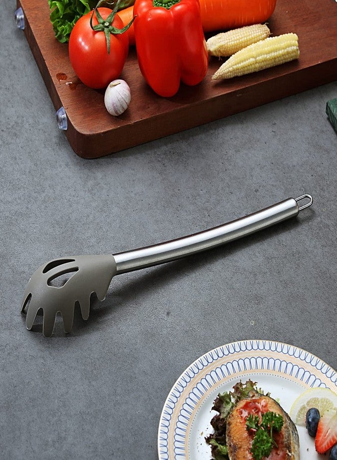 Berglander Spaghetti Spoon Non-stick Silicone Pasta Server, Spaghetti Server For Cooking, Pasta Fork, Noddle Fork, Dishwasher Safe, Easy to Clean - Image 4