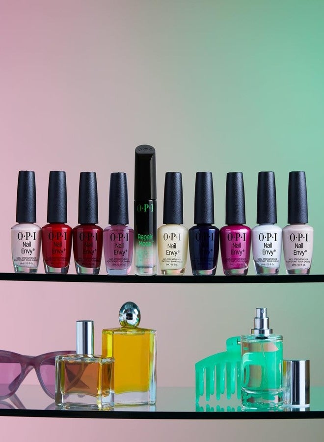 OPI Nail Envy, Colored Nail Strengthener Treatment, Vegan formula with Biotin, Calcium, Vitamin A, C and E, Repairs Damaged Nails, 95% Stronger Nails in 1 Week, Pink To Envy, Pink, 15ml - Image 5