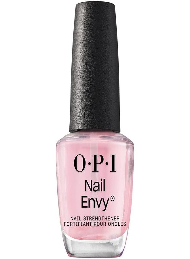 OPI Nail Envy, Colored Nail Strengthener Treatment, Vegan formula with Biotin, Calcium, Vitamin A, C and E, Repairs Damaged Nails, 95% Stronger Nails in 1 Week, Pink To Envy, Pink, 15ml - Image 1