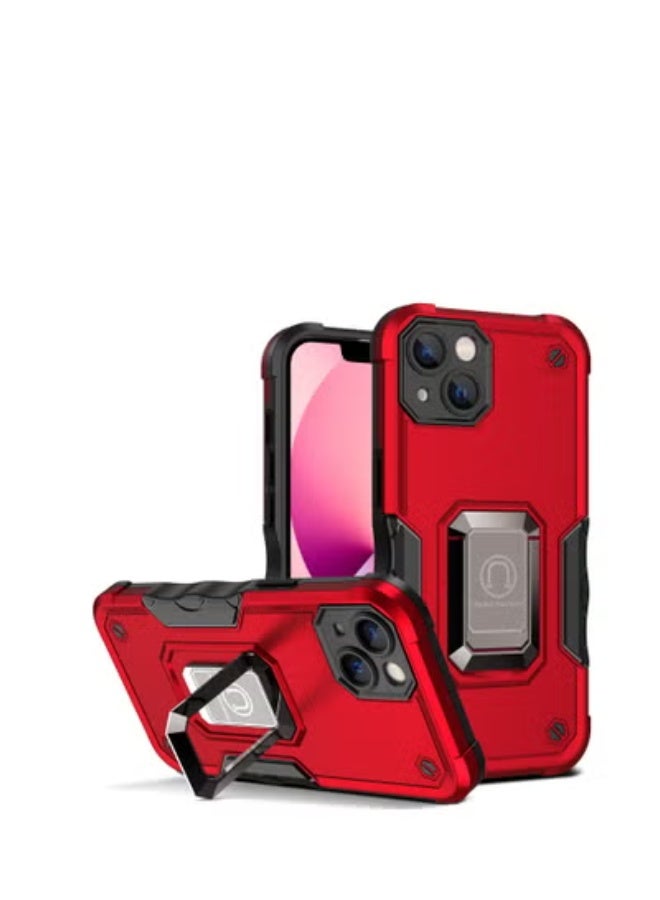 جولف لينك غطاء خلفي لحماية الهاتف لهاتف آيفون 14 بلس، لون أحمر - Image 1