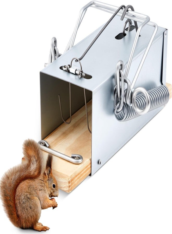 Qualirey 1 Pcs Tube Trap Squirrel Trap Outdoor Safe and Effective Pest Control Squirrel Killer for Commercial and Residential for Backyards, Patios, and Gardens - Image 1