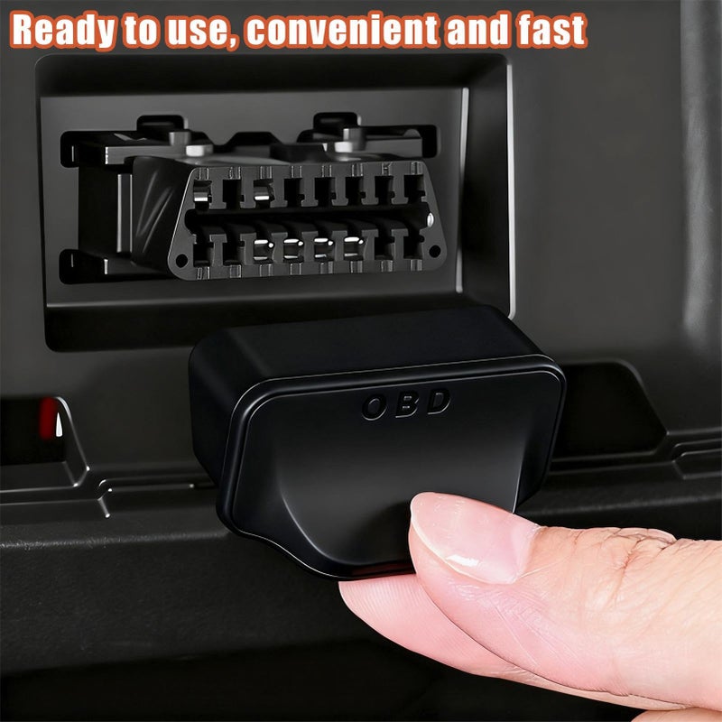 غطاء واقي لمنفذ OBD الأسود ضد الغبار للأوتوموبيل والشاحنات وسيارات الدفع الرباعي والعربات والعربات السكنية - Image 4