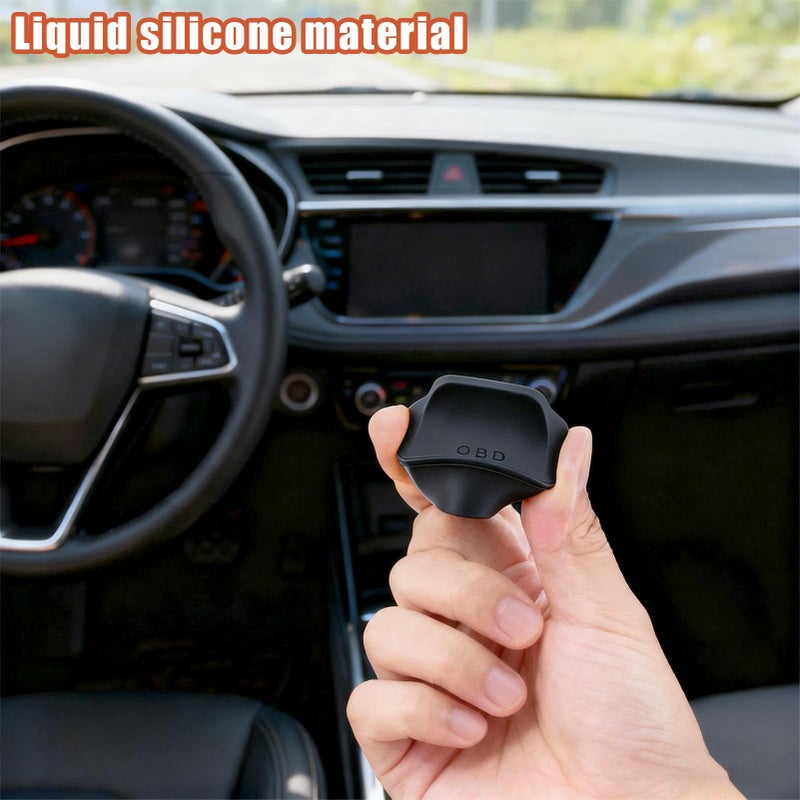 غطاء واقي لمنفذ OBD الأسود ضد الغبار للأوتوموبيل والشاحنات وسيارات الدفع الرباعي والعربات والعربات السكنية - Image 5
