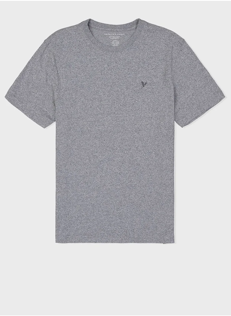 American Eagle Butler Heathers Crew Neck T-Shirt