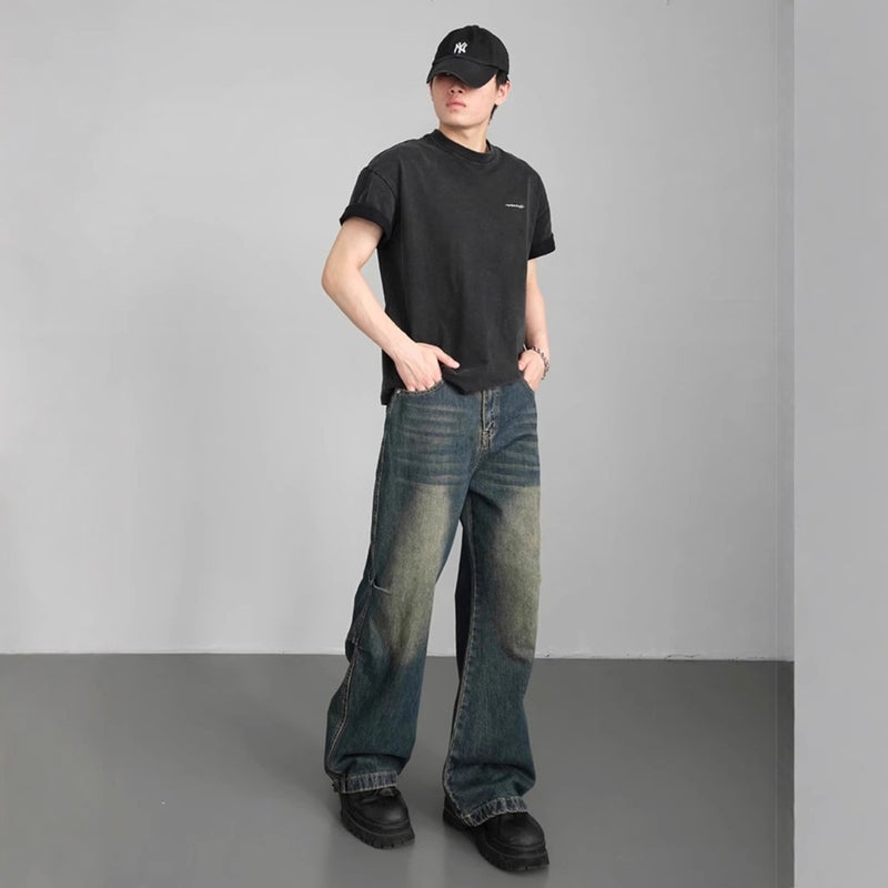 Unisex Casual Daily Denim Jeans - Image 5