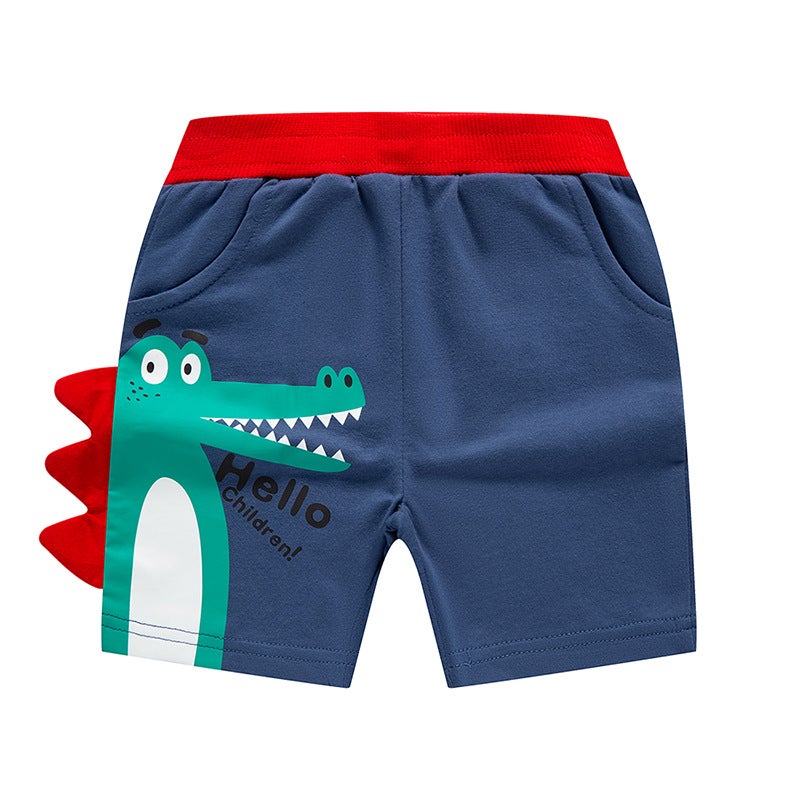 Children'S Shorts Korean Style Boys' Shorts Baby Casual Dinosaur Sweatpants Children'S Clothing Dropshipping - Image 5